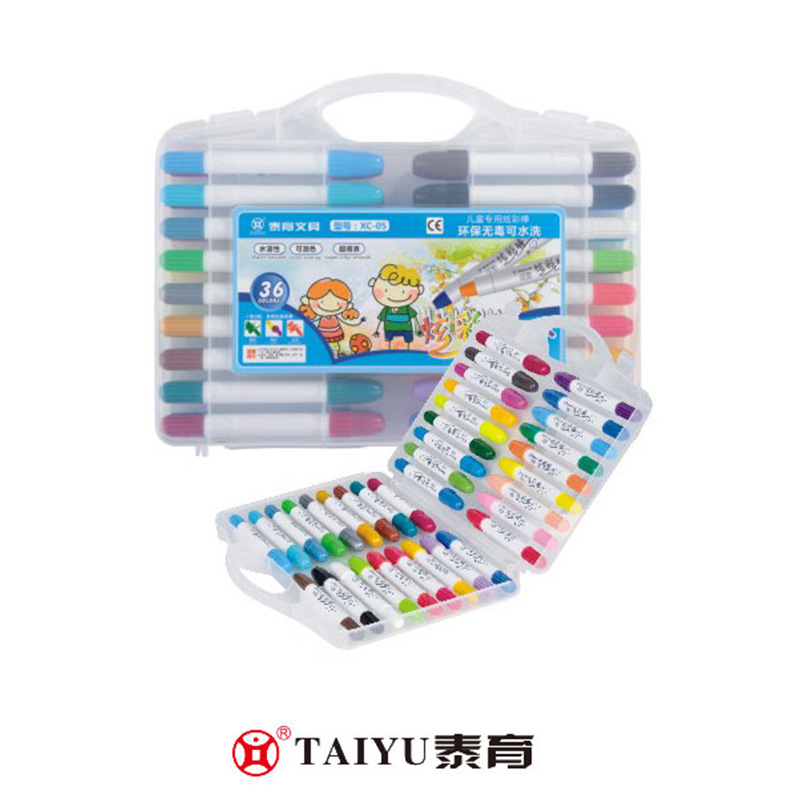 学生は Pp ボックスで 36 色のクレヨンを使用します。フルカラーはカスタマイズ可能です。カラー Crayon-XC 05