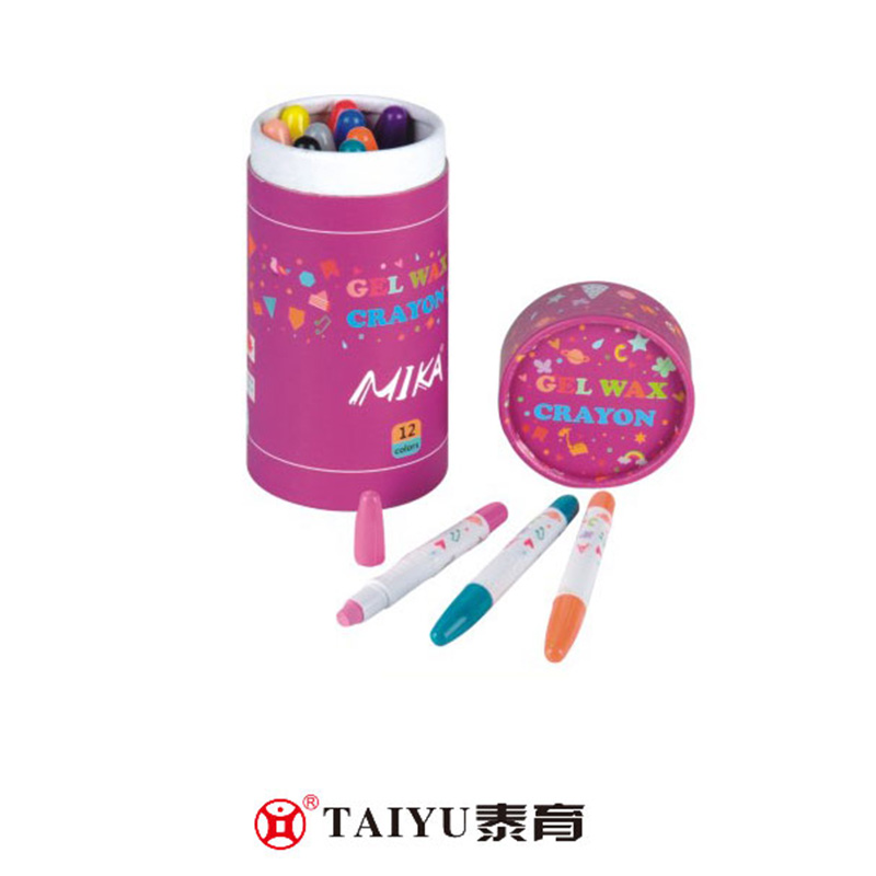 学生はバレルでクレヨンを使用し、色と環境保護と無公害をカスタマイズしました Crayon-XC 02